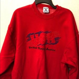 Red USA Sweatshirt size XL